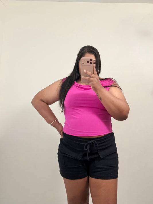 Berry Drape Top