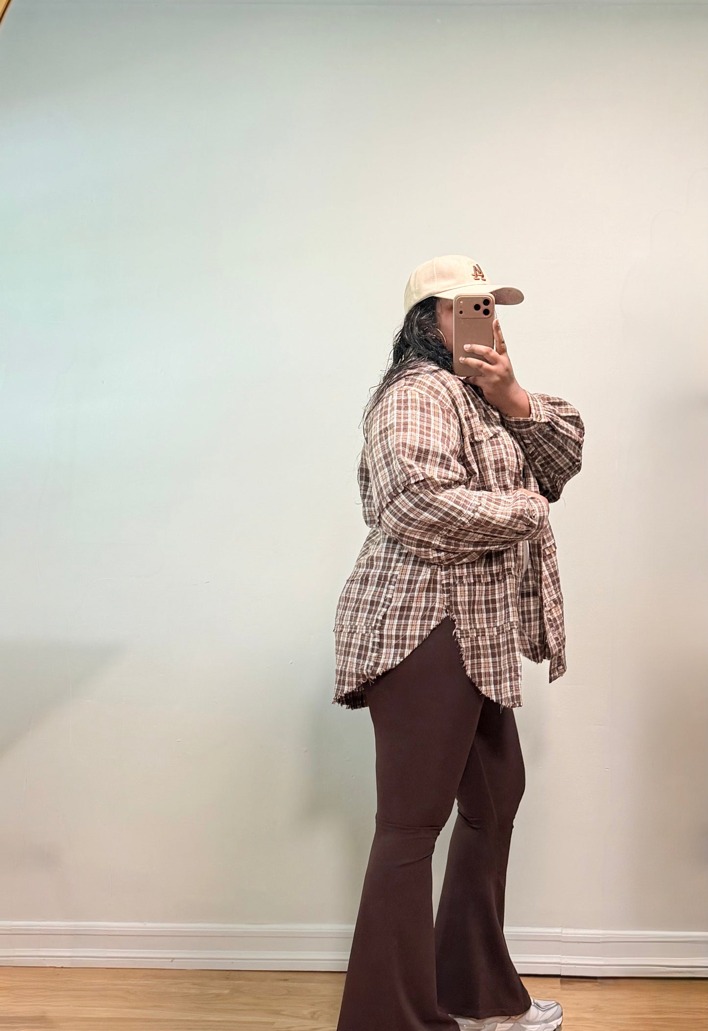 Autumn In NYC Flannel (Brown)