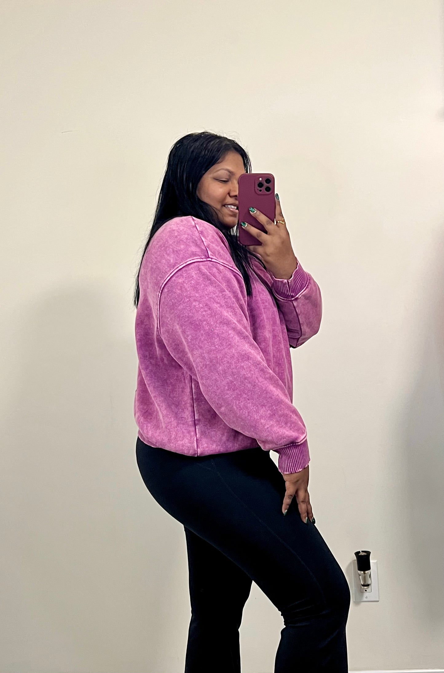 Cara Pullover ( Plum )