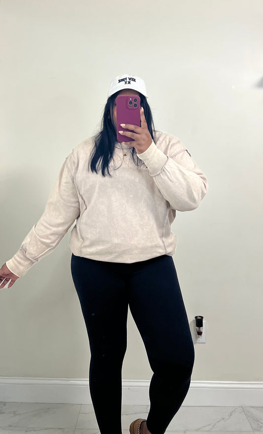 Ava Pullover (Taupe)