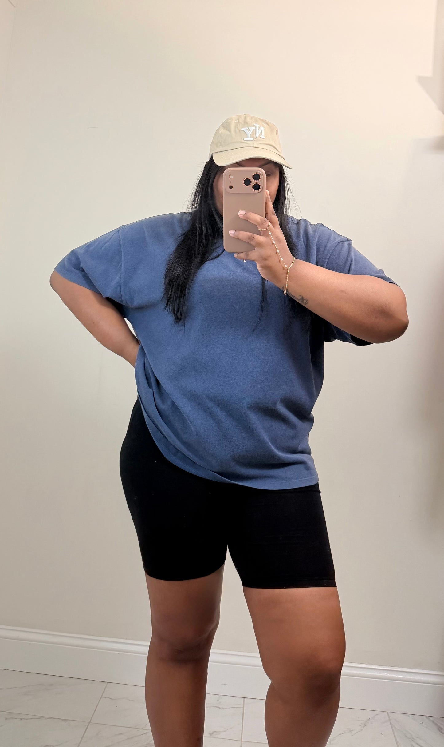 Girlfriend Tee (Navy)
