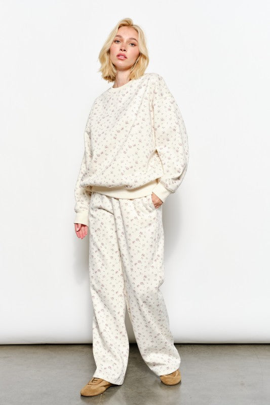 Floral Breeze Sweat Pants
