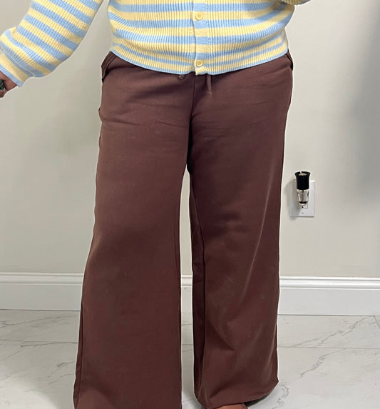 Soft Touch Pants ( Brown )