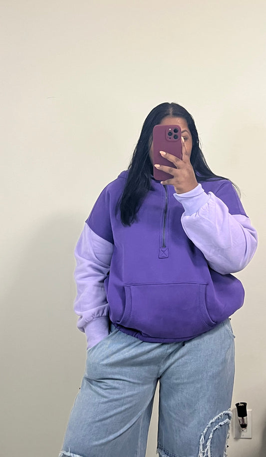 Gia Color Block Hoodie