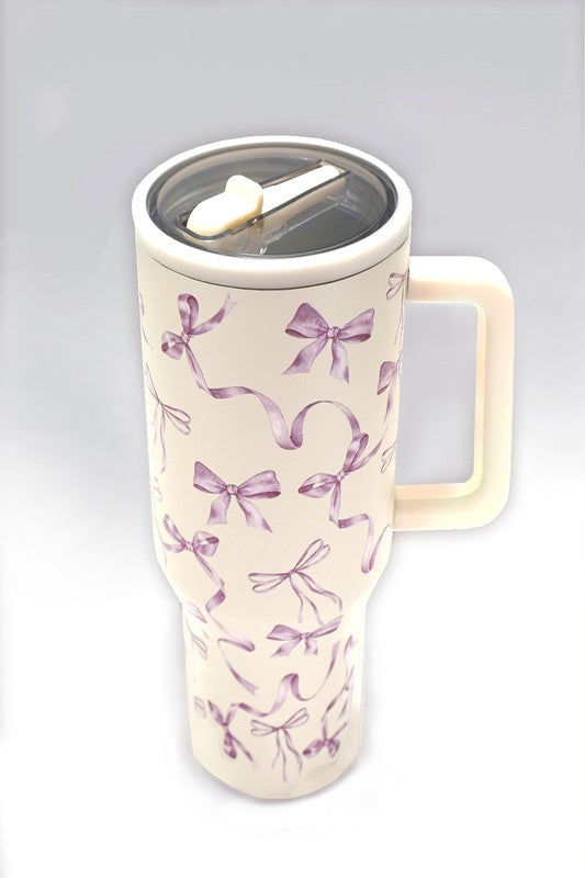 Plum Bows Tumbler