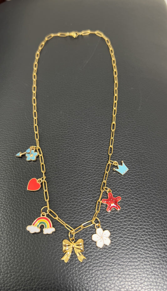 Gold Charm Necklace