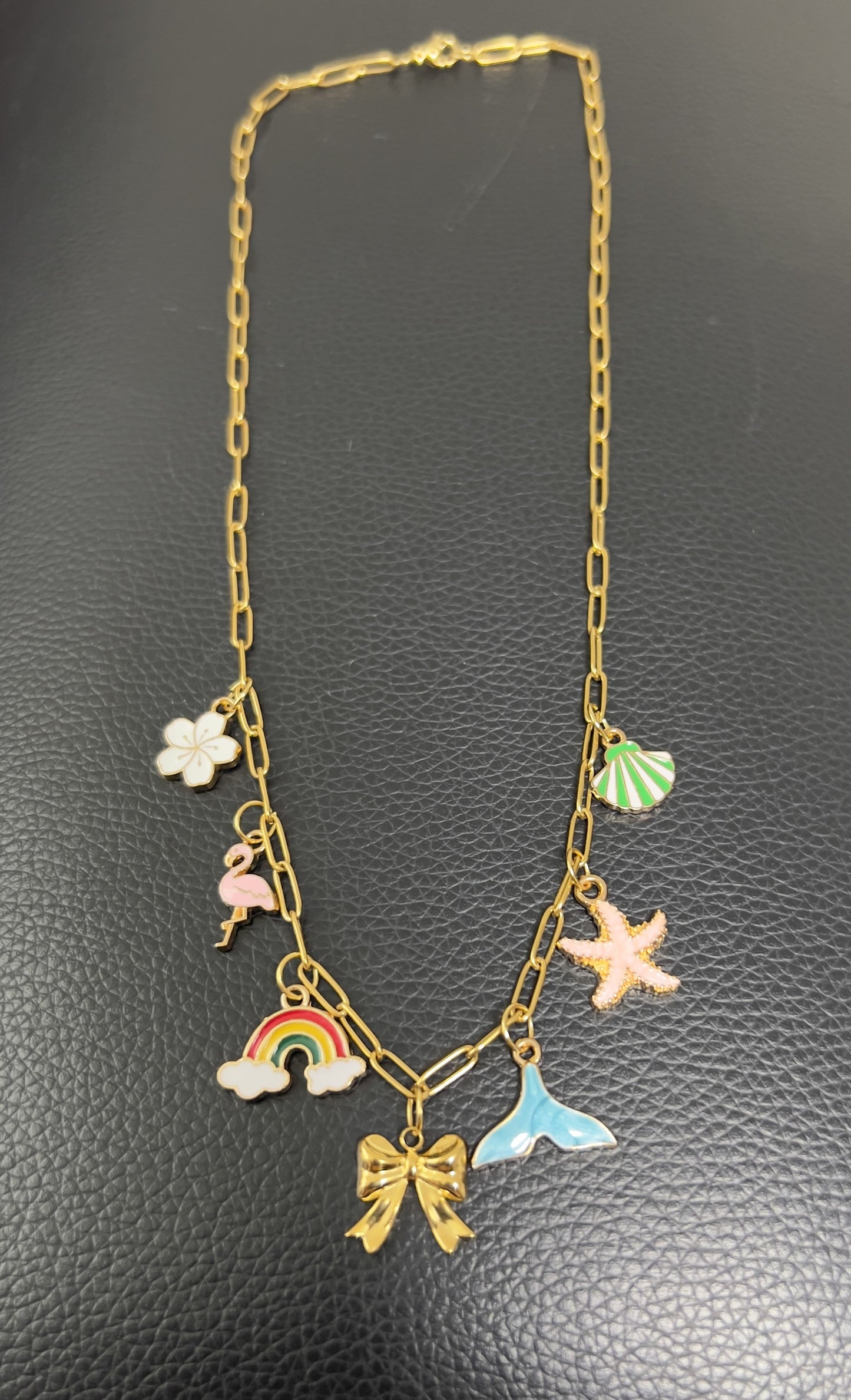Gold Charm Necklace