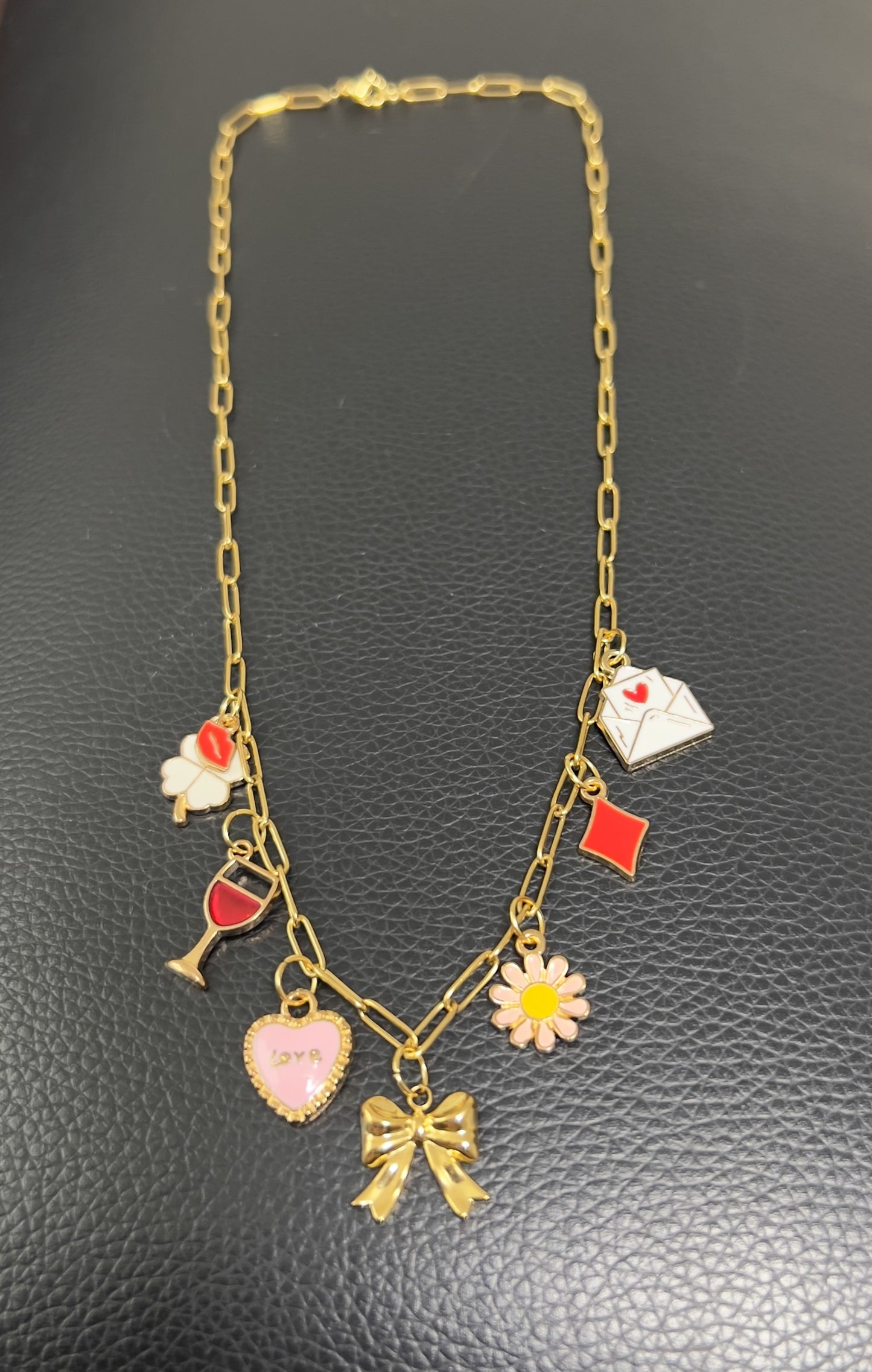 Gold Charm Necklace