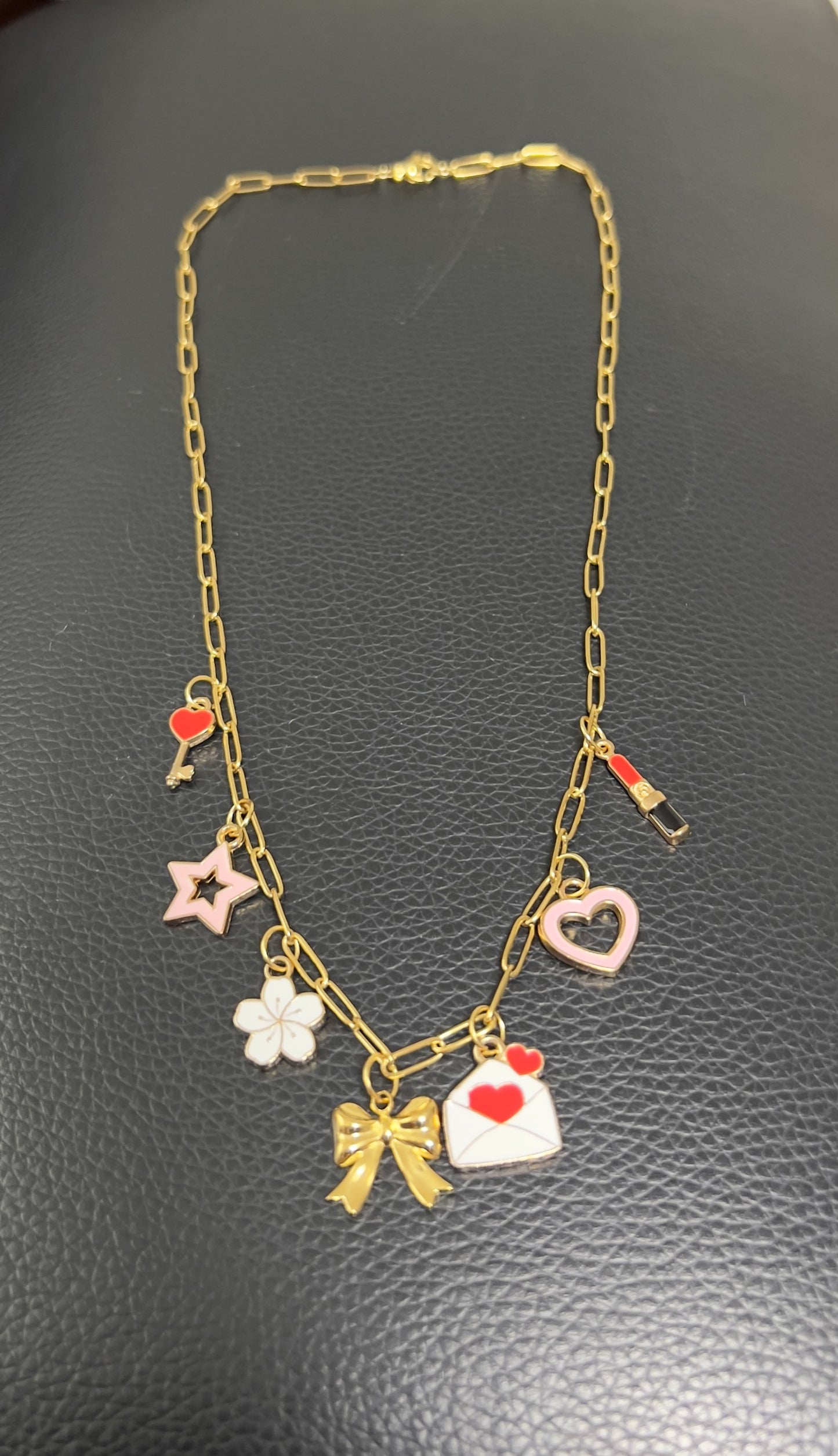 Gold Charm Necklace