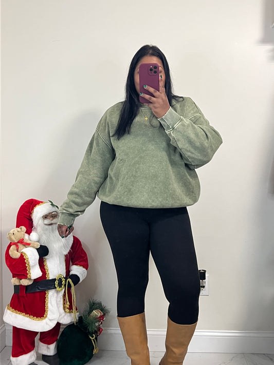 Cara Pullover ( Olive)