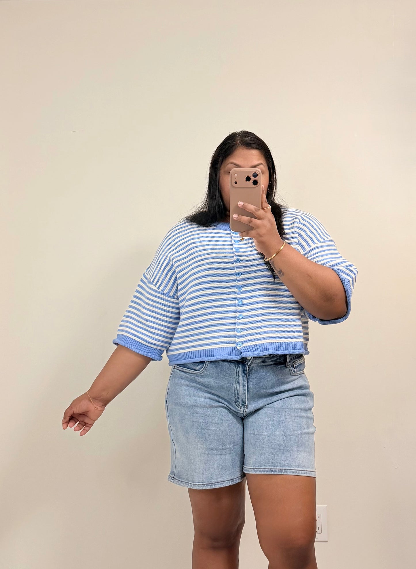 Cloud Stipes Cardigan