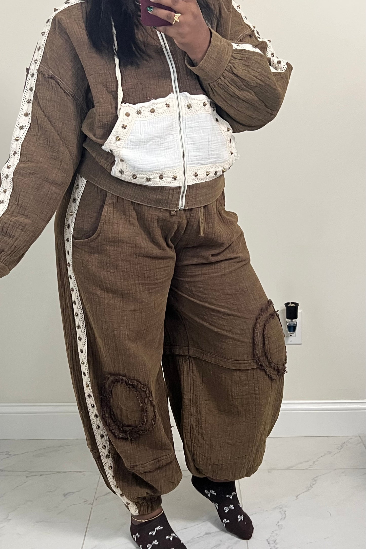 Easy Fit Joggers ( Chocolate )