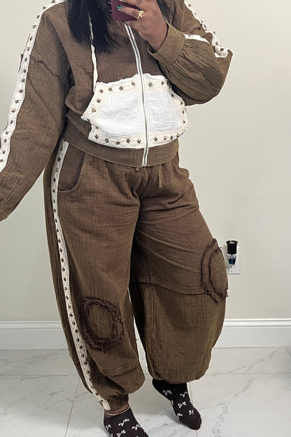 Easy Fit Joggers ( Chocolate )