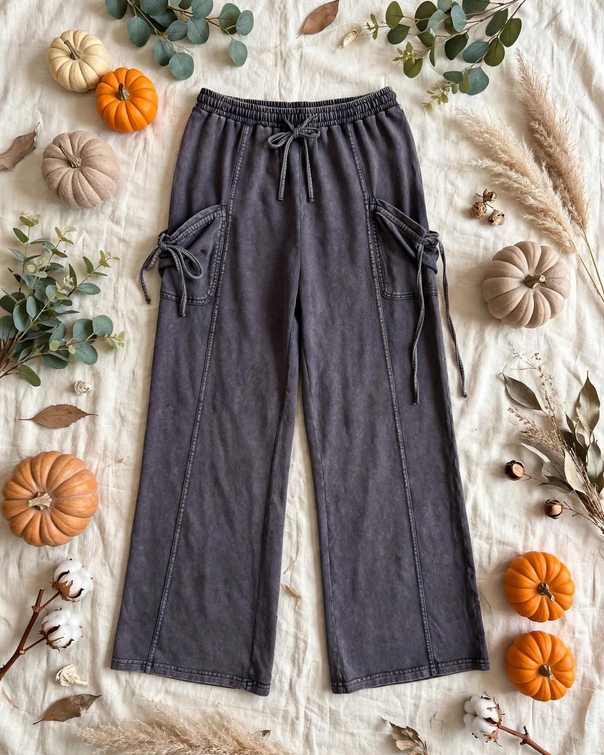 Madison Lounge Pants ( Ash Black)