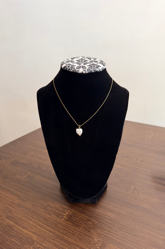 Pearl Heart Necklace