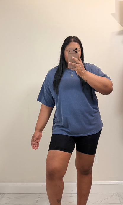 Girlfriend Tee (Navy)