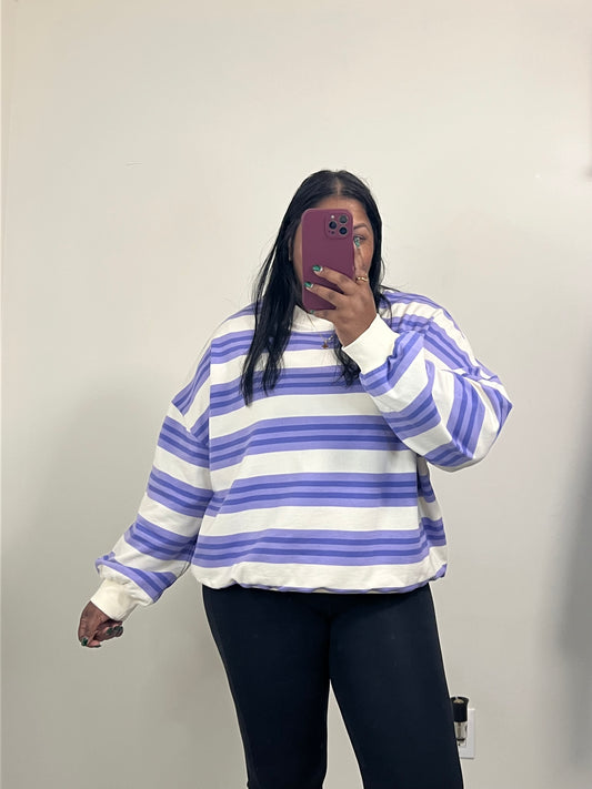 Jenn Stripe Pullover
