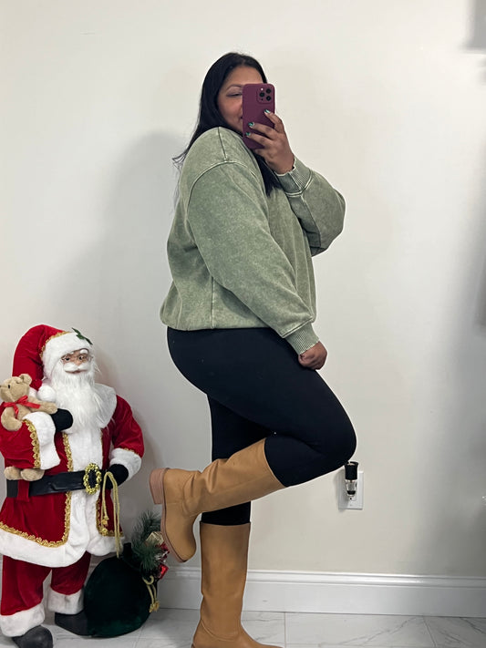 Cara Pullover ( Olive)