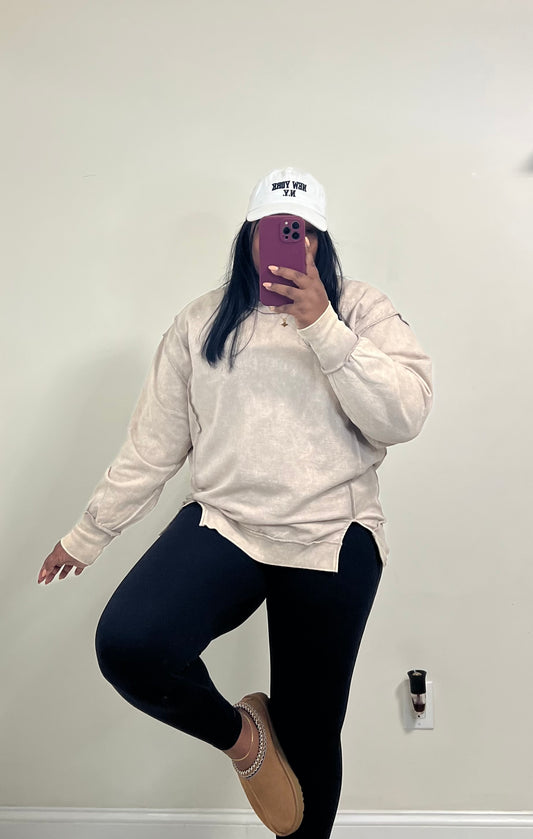 Ava Pullover (Taupe)