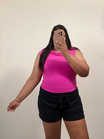 Berry Drape Top