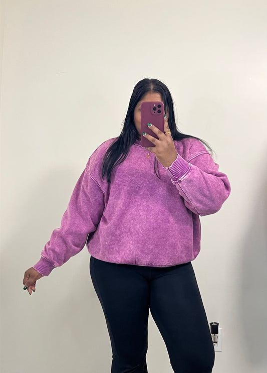 Cara Pullover ( Plum )