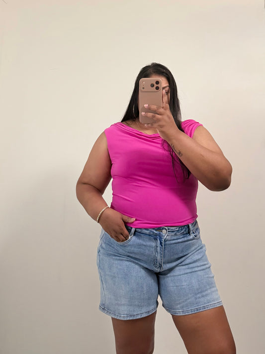 Berry Drape Top