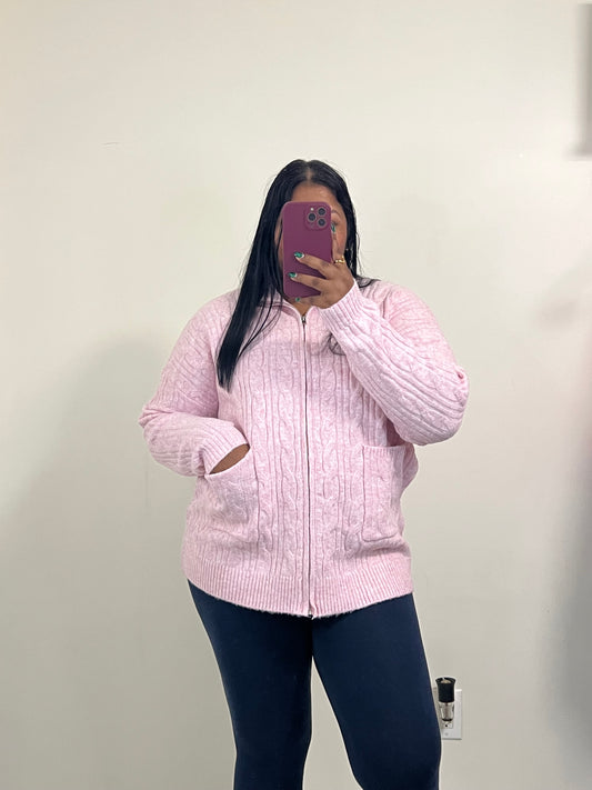 Cotton Candy Zip Up