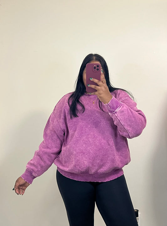 Cara Pullover ( Plum )