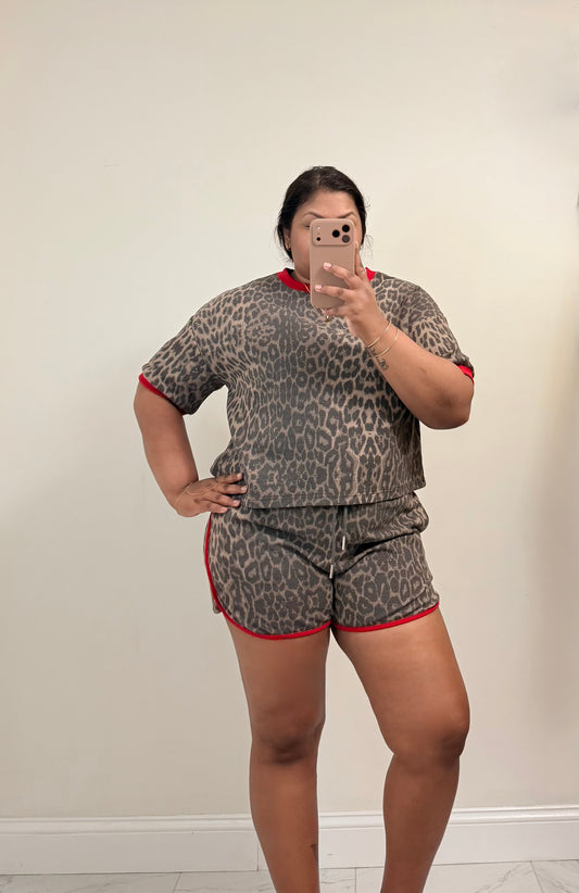 Cherry Leopard Set