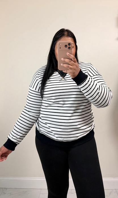 Desire Stripe Pullover