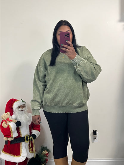 Cara Pullover ( Olive)