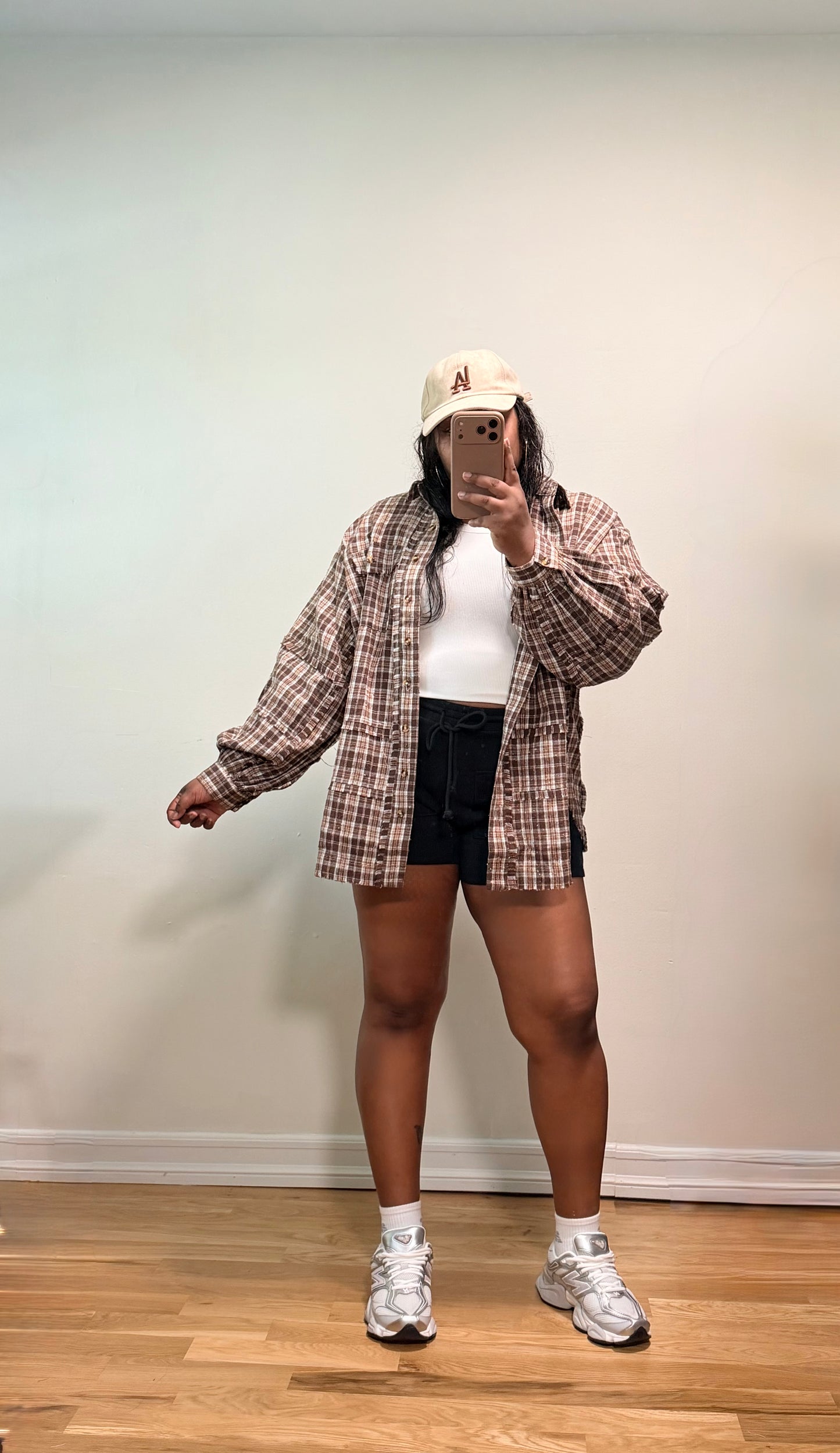 Autumn In NYC Flannel (Brown)