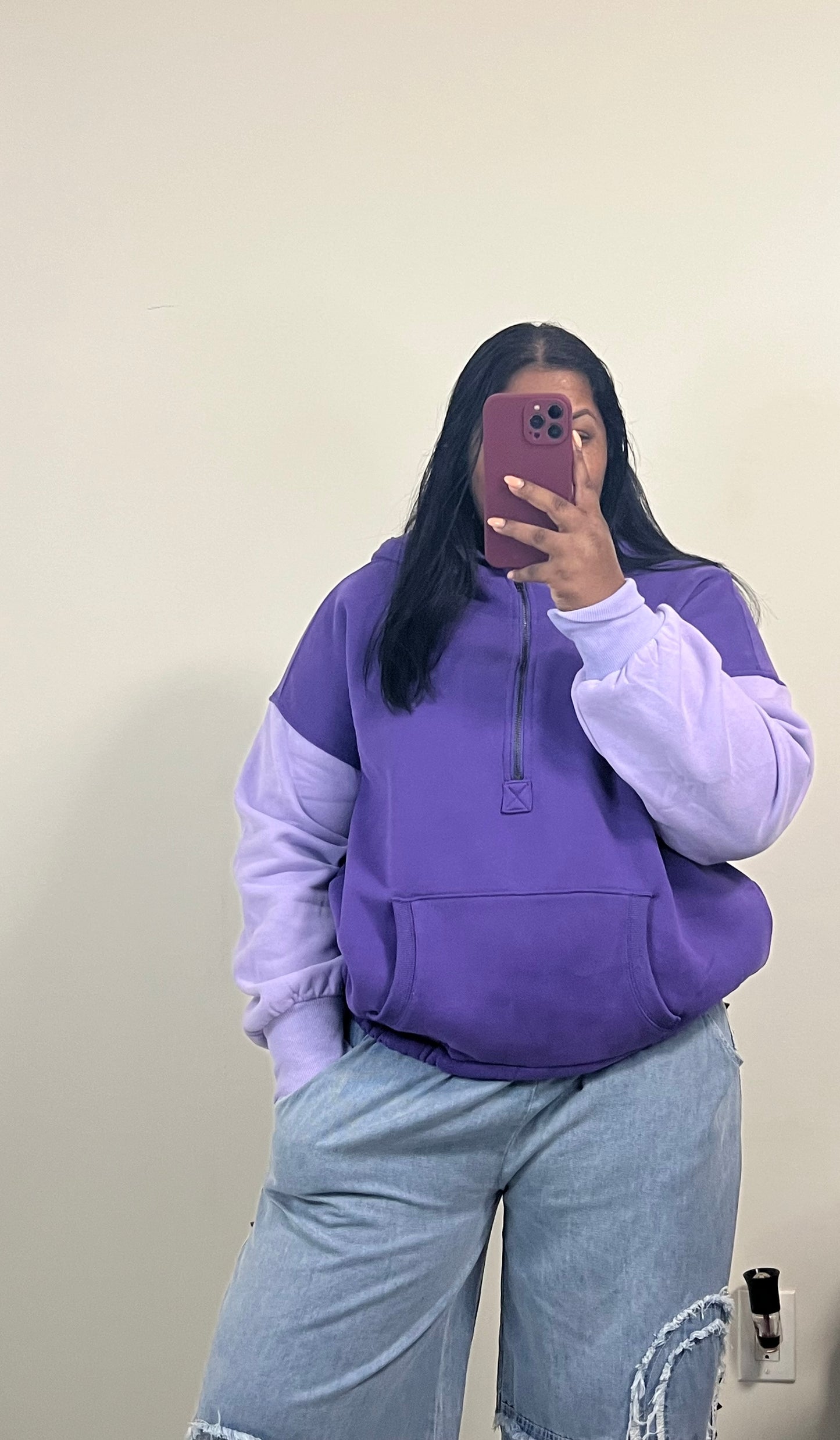 Gia Color Block Hoodie