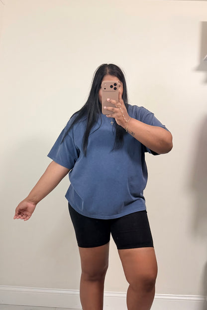 Girlfriend Tee (Navy)