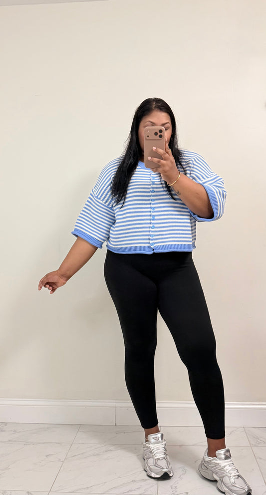 Cloud Stipes Cardigan