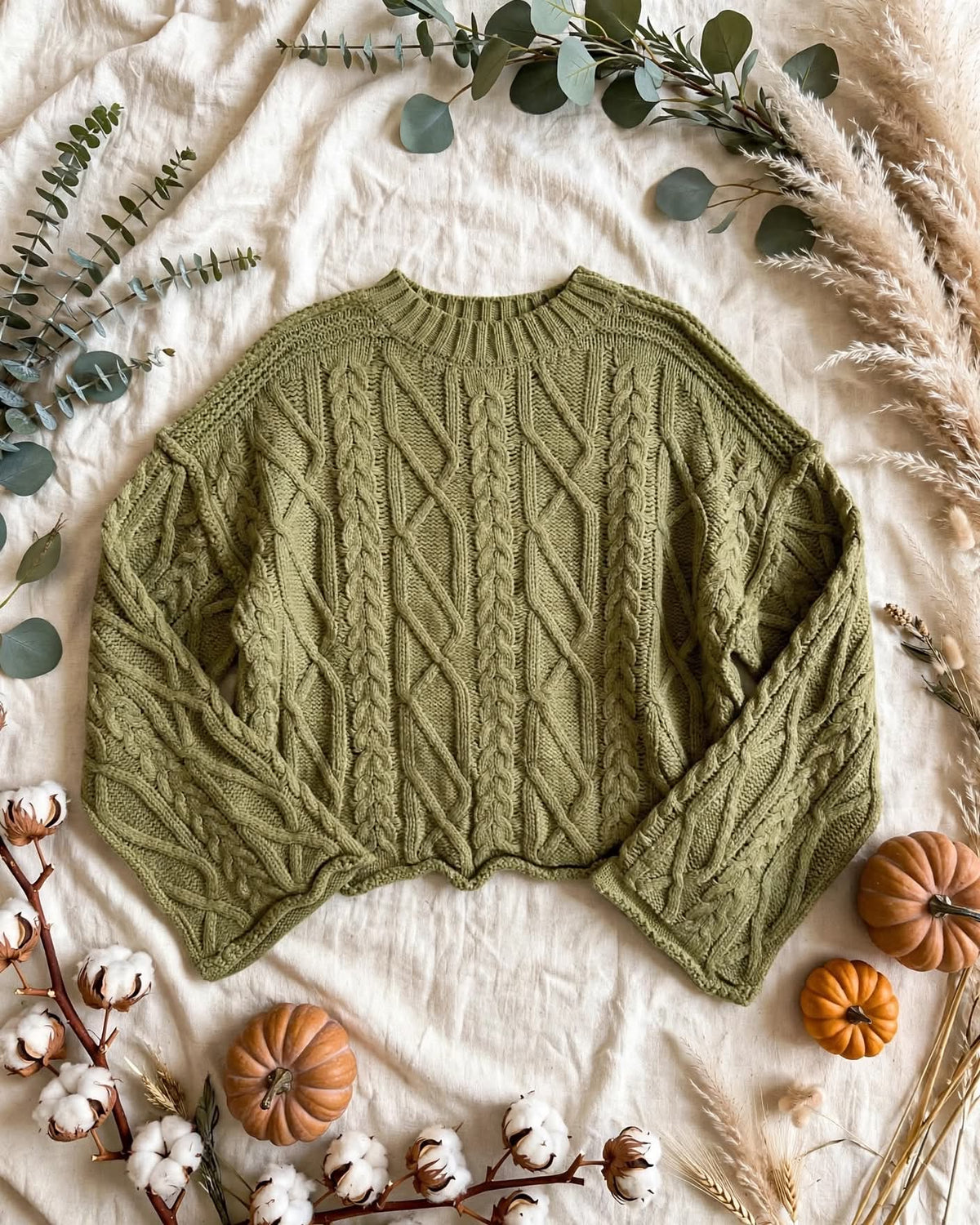 Olive Knit Sweater