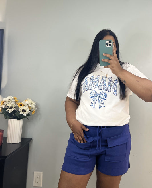 Floral Bow Tee